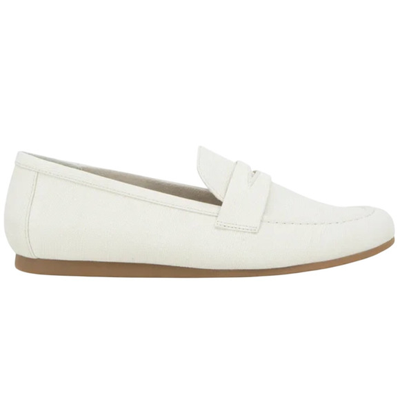 Kensie Women's Yelena Canvas Loafers Cream Size 10 - Picture 1 of 7